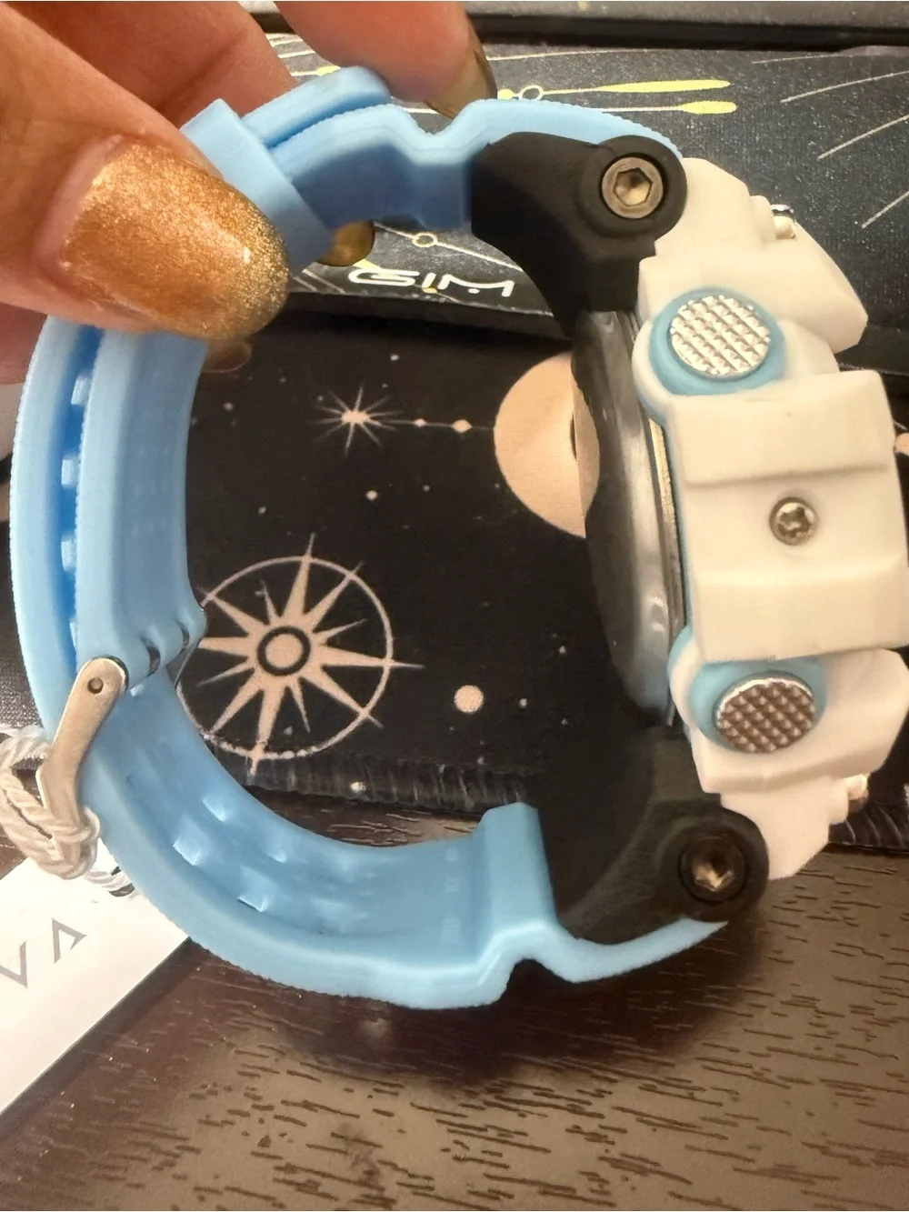 Activa x Invicta Digital Sport Watch Light Blue White Orange NWT